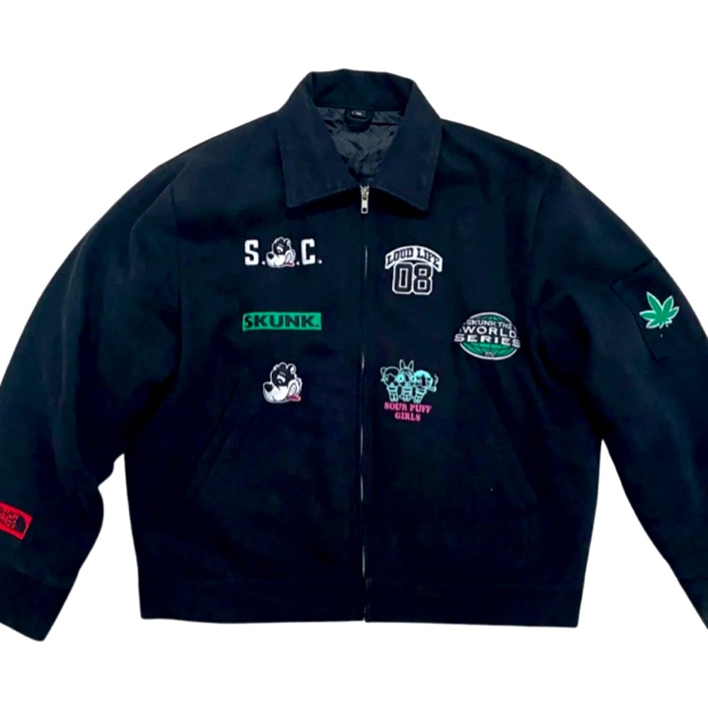 Skunk world tour jacket “8th year anniversary “ S.O.C. Loud life size Small